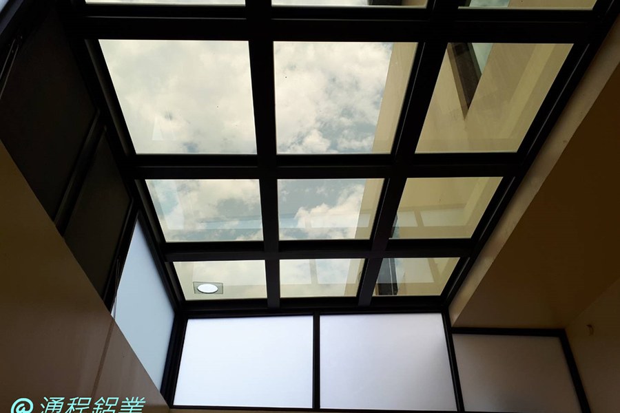 湧程鋁業企業社 H型鋁合金採光罩；鋁門窗；玻璃；防盜窗 專業安裝