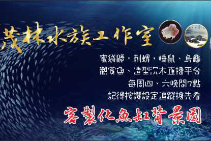 李茂林水族客製化魚缸背景圖
